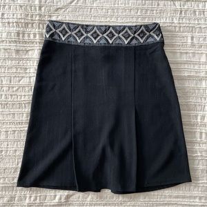 Black pleated skirt